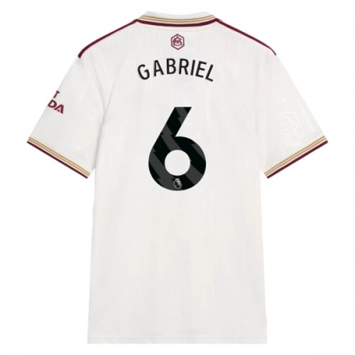 Arsenal Gabriel 6 Fotbollströjor Tredje 2025-26 Arsenal Gabriel 6 Fotbollströjor Tredje 2025-26